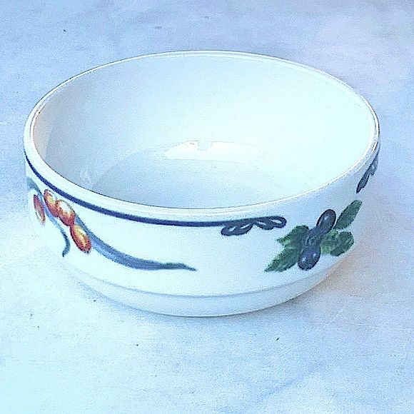 ONEIDA AUTUMN ORCHARD DESSERT FRUIT APPETIZER BOWL VINTAGE - Picture 3 of 9